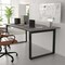 Flash Furniture Redmond 72x36 Conf Tbl w/1in. Thick Dbl Sided Laminate Tbl Top w/PVC and U-Frame Steel Bse, Gry Oak MT-M7236-LTGRY-UBF-GG - alternate 3